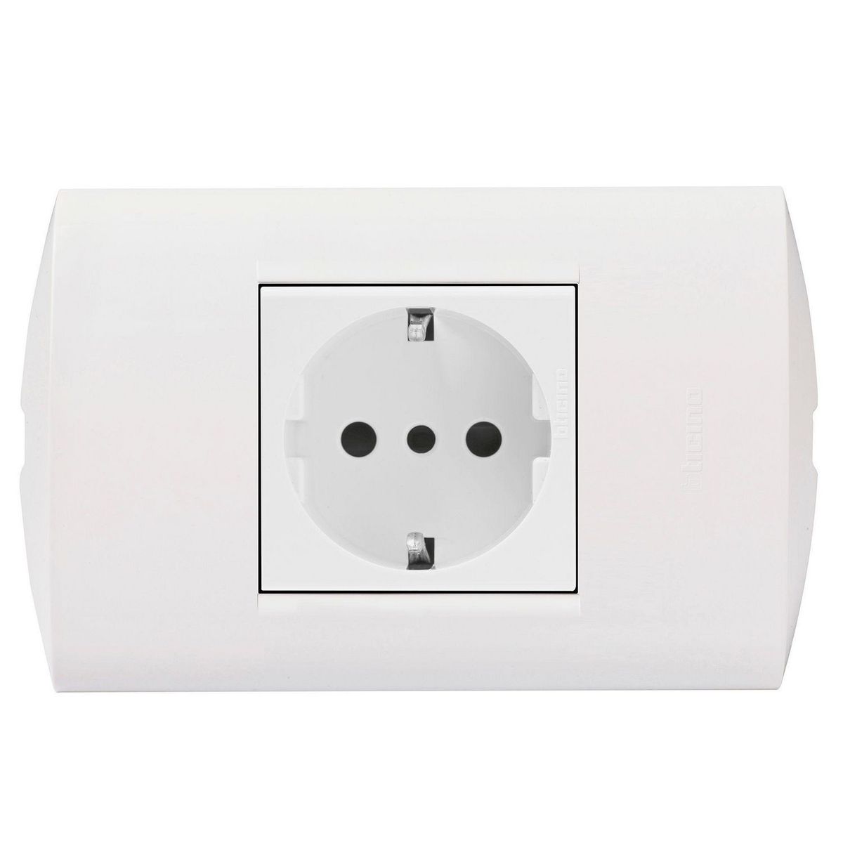 BTICINO - Tomacorriente Schuko Modus Style Blanco