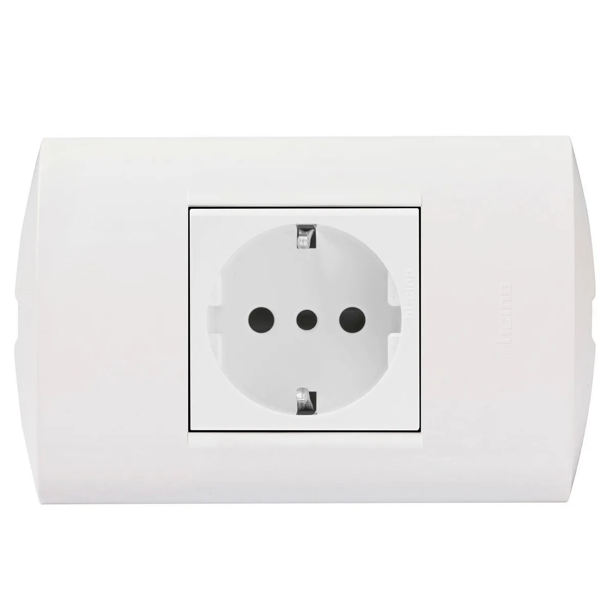 BTICINO - Tomacorriente Schuko Modus Style Blanco