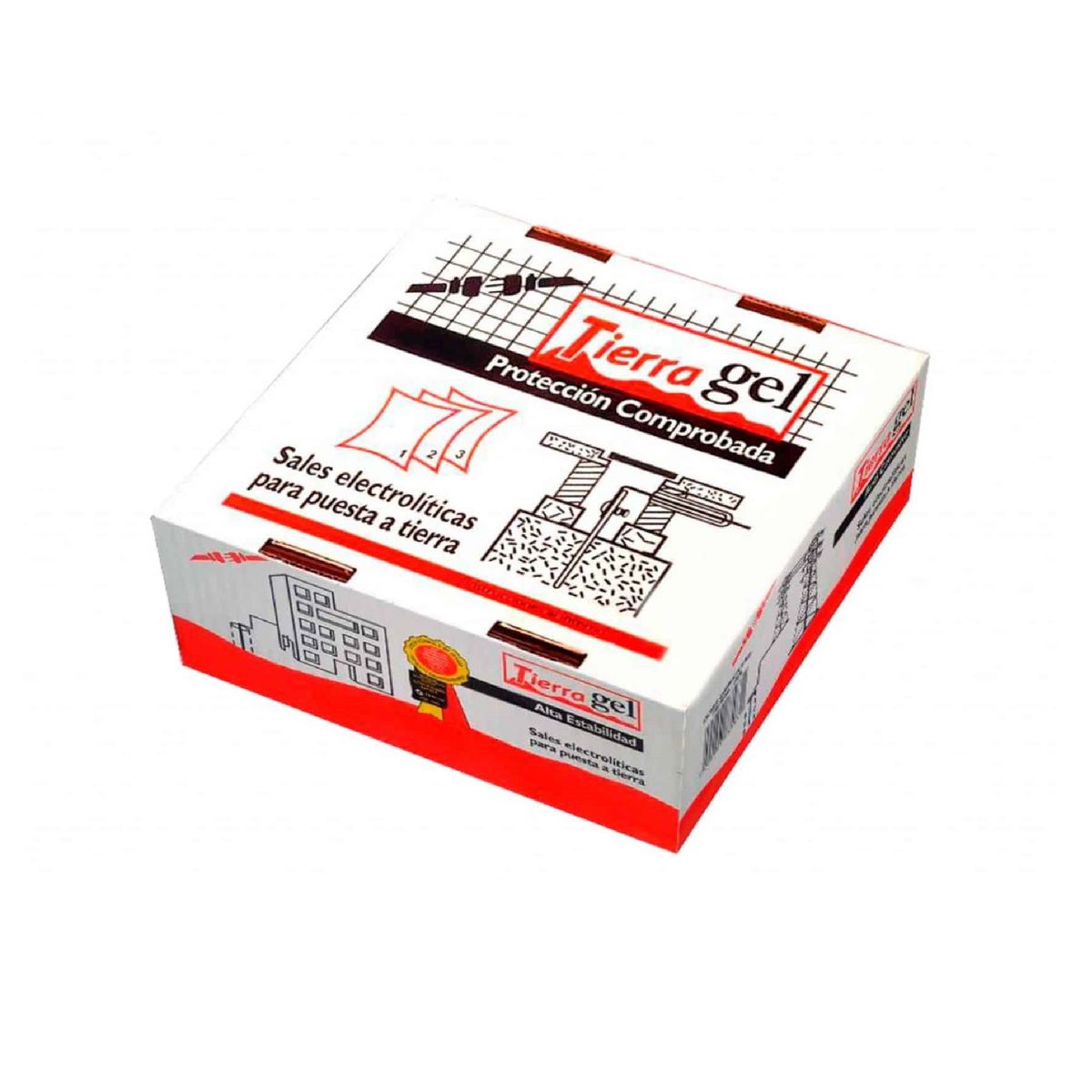 TIERRA GEL - Dosis Quimica para Pozo a Tierra 6 Kg.