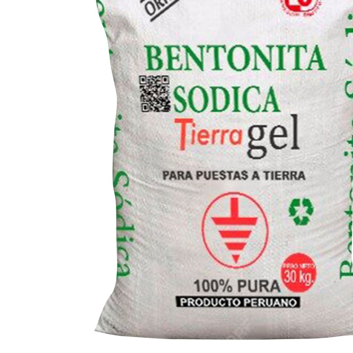 TIERRA GEL - Bentonita Sodica Tierra Gel 30Kg.