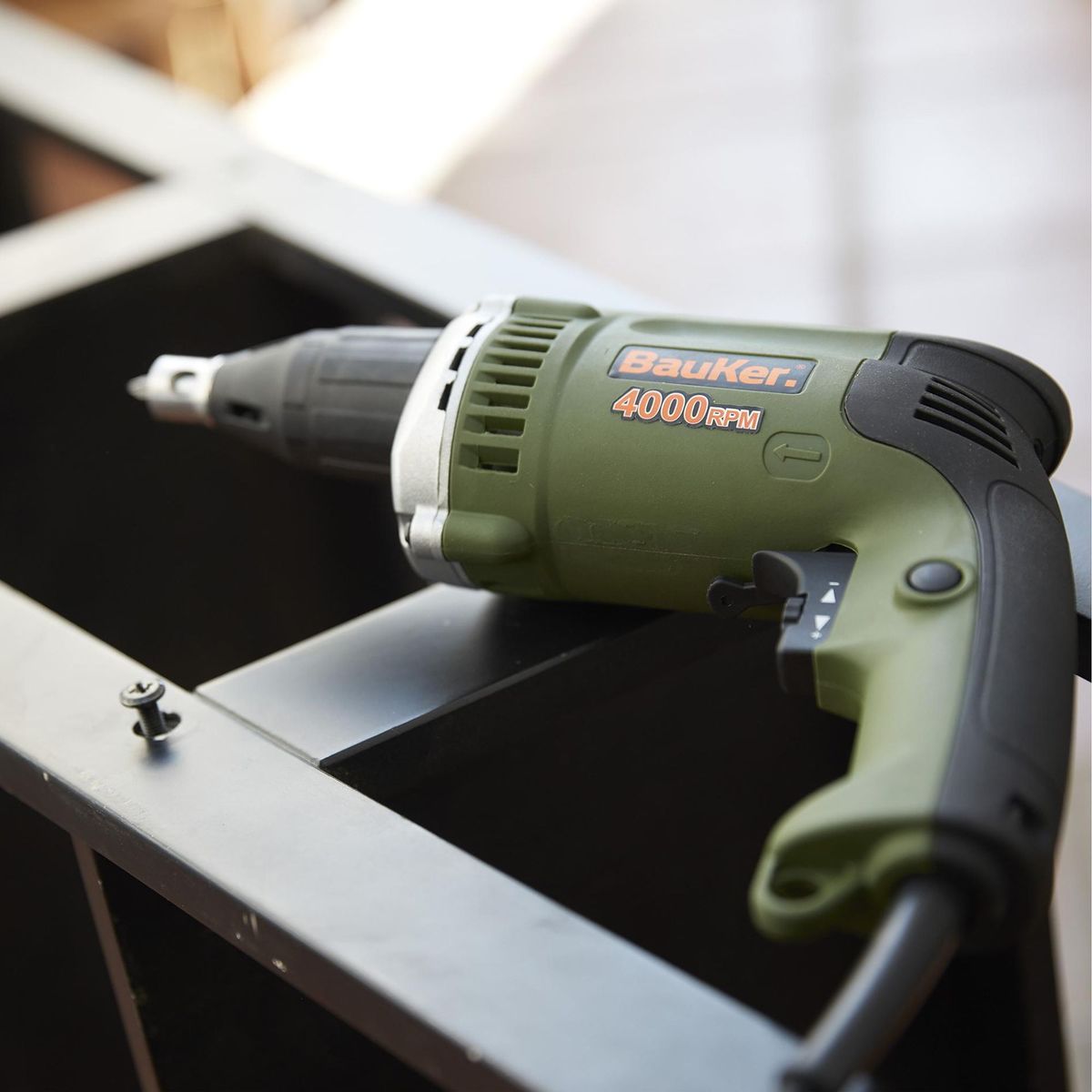 BAUKER - Atornillador Para Drywall Eléctrico 6 mm 600W Bauker