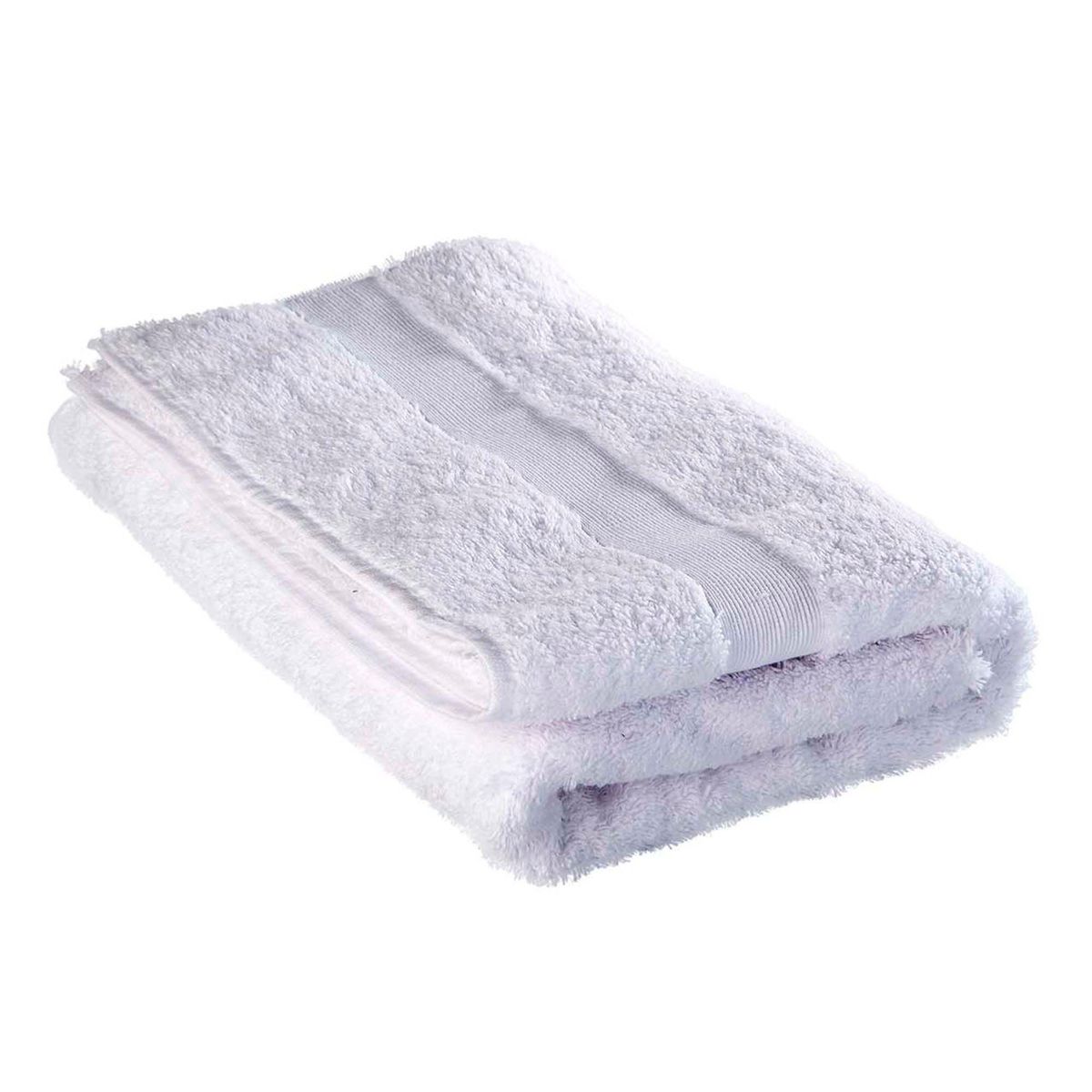 JUST HOME COLLECTION - Toalla de Baño de Algodón 650gr 75x140cm Blanca