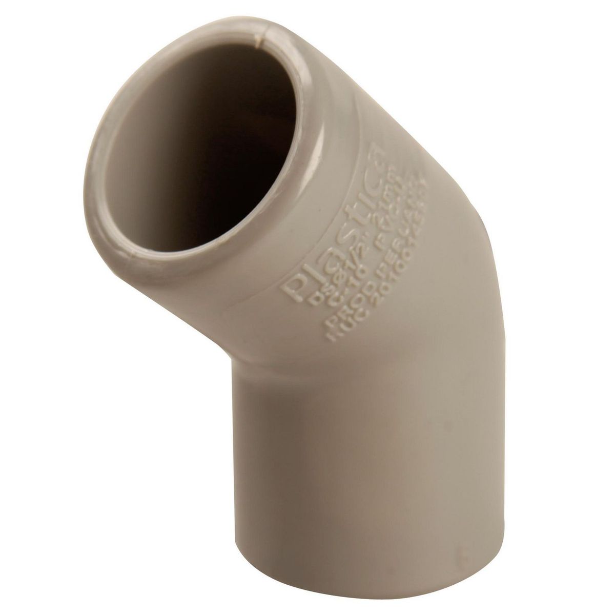 PLASTICA - Codo PVC 1/2 " 45° Plastica SP