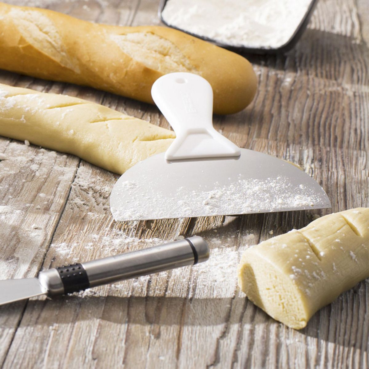 FACUSA - Cortador de Masa Acero Blanco Facusa