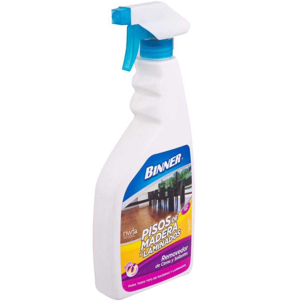 BINNER - Removedor Ceras - Pisos Madera - Laminados 700ml