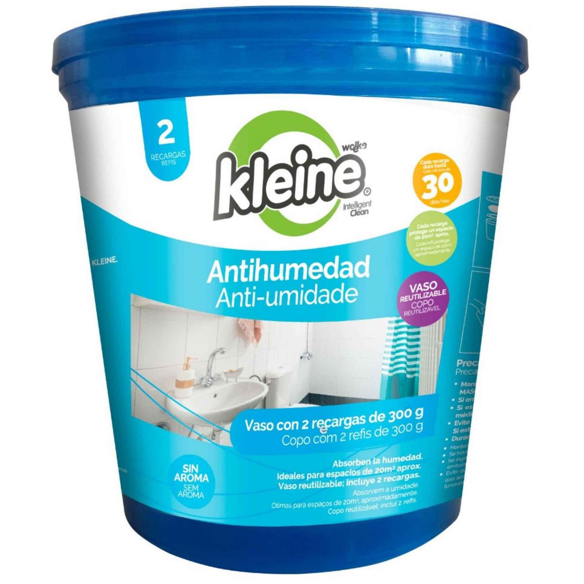 KLEINE WOLKE - Recarga Deshumecedor 2 Unidades 300gr