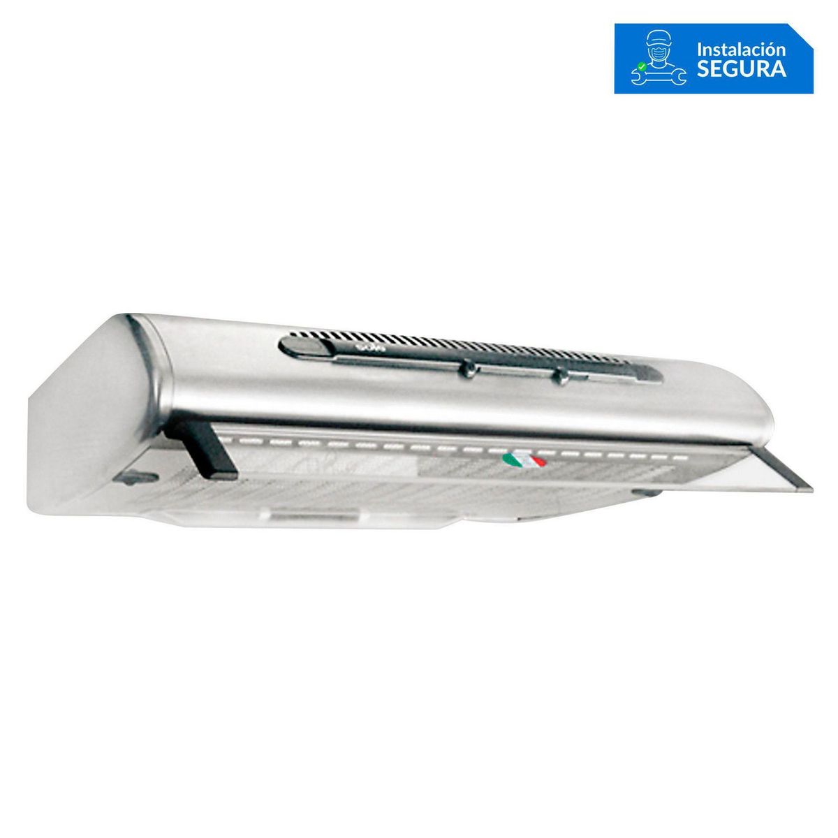 SOLE - Campana Extractora Sole 80 cm TURE78CO Plateado