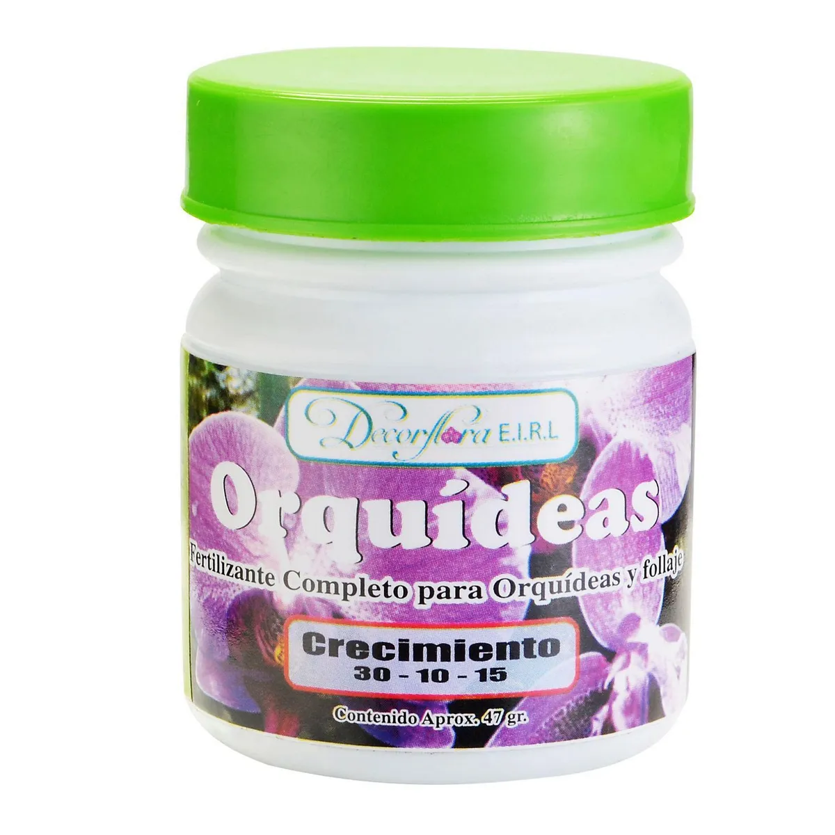 GENERICO - Fertilizante para Orquídeas en Crecimiento 47 gr Plástico 4.5 cm6.2 cm4.5 cm