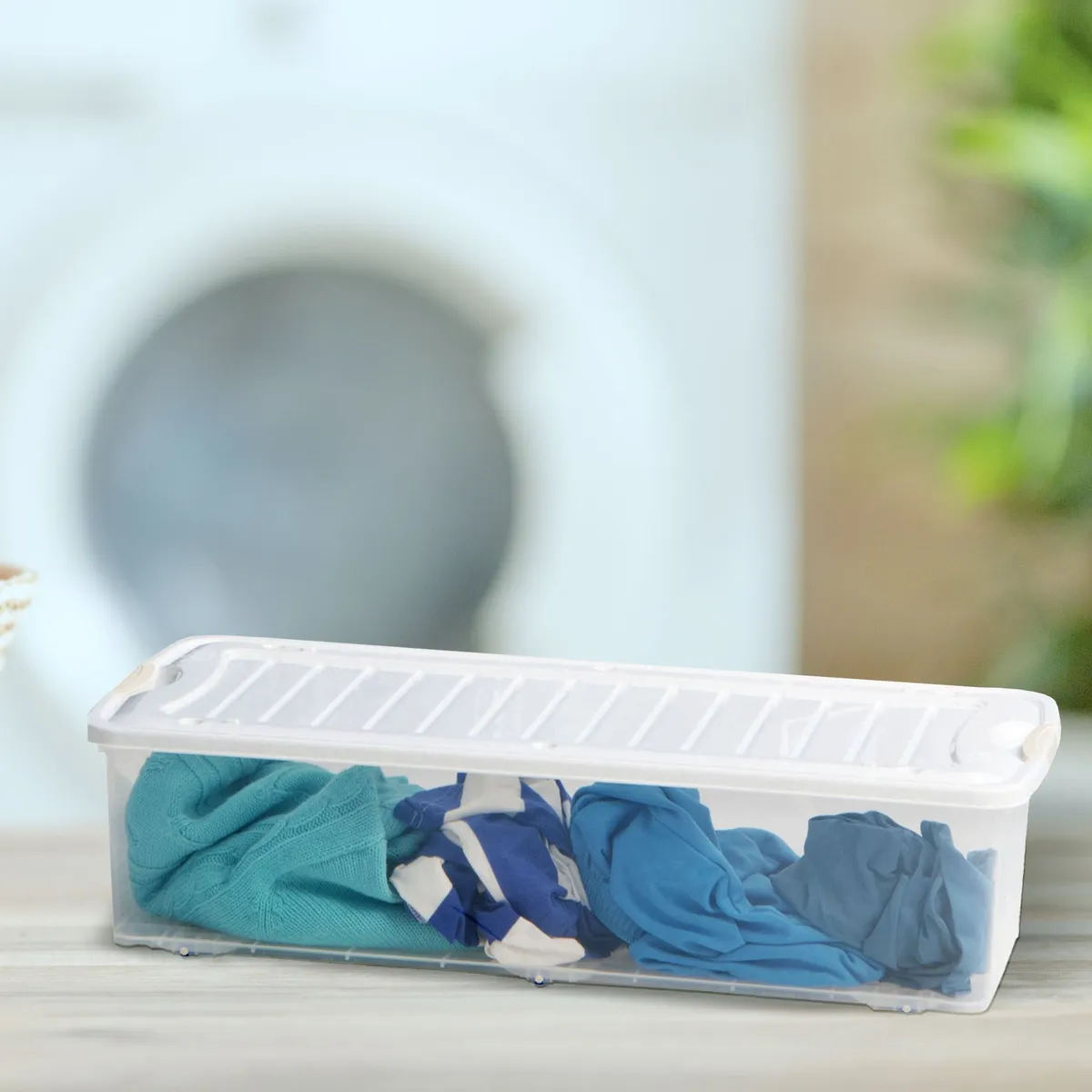 REYPLAST - Caja Organizadora con Ruedas Suprema #120 Reyplast 48L