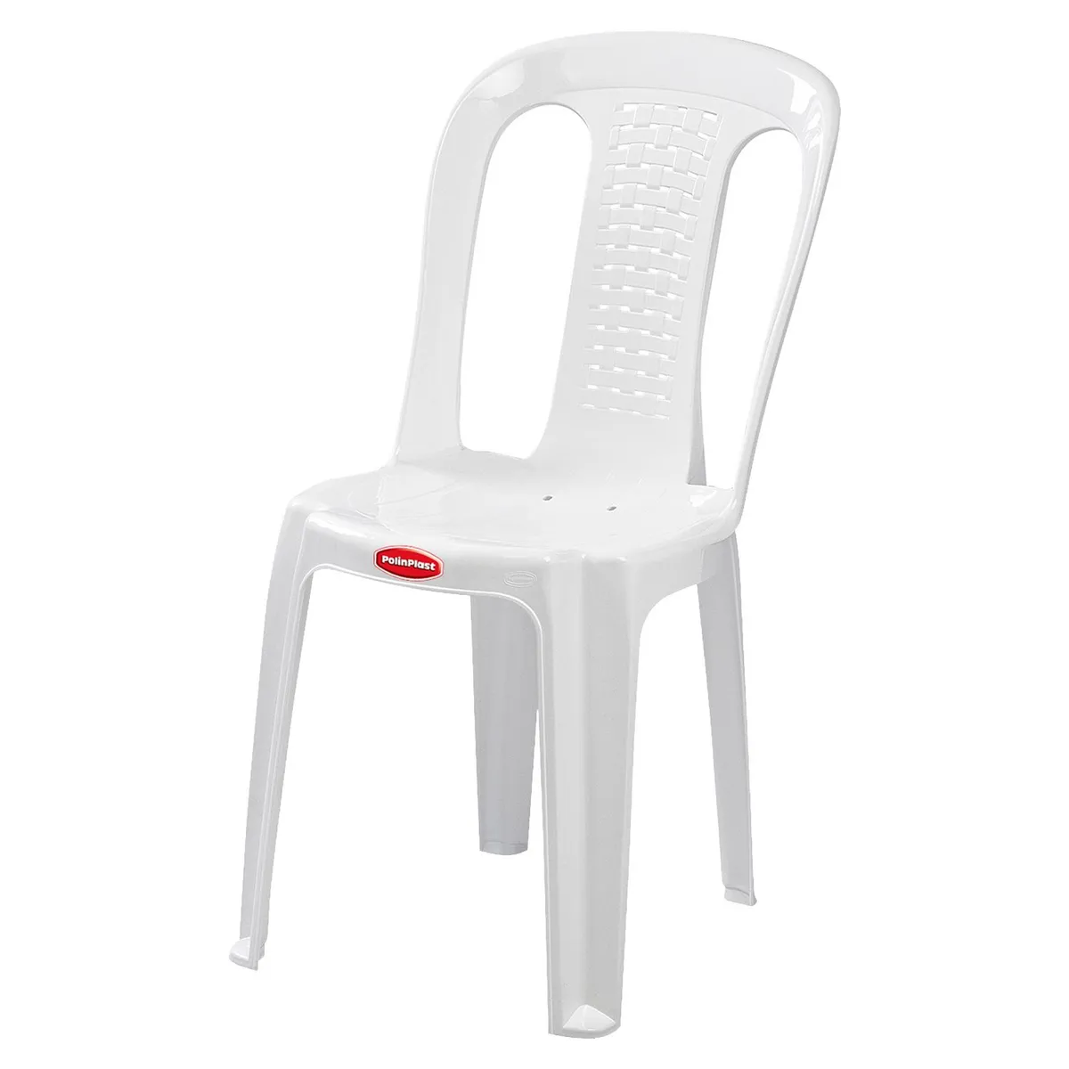 POLINPLAST - Silla de Plástico Ducati Blanca