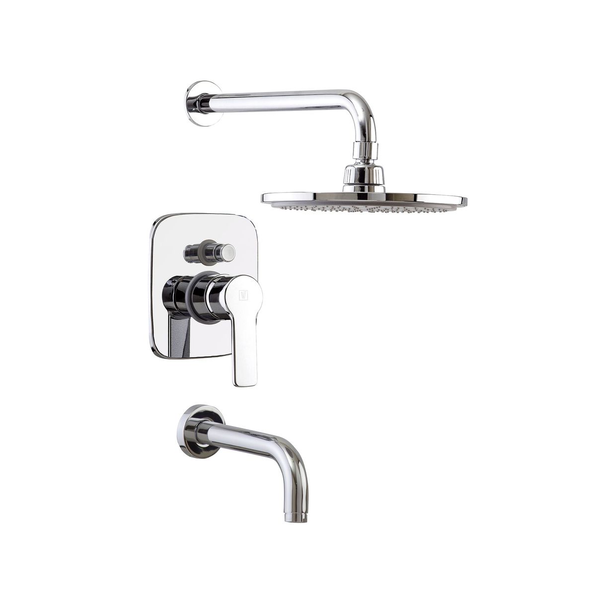 VAINSA - Mezcladora de Ducha Tina Monocomando Ocean Artic Morg