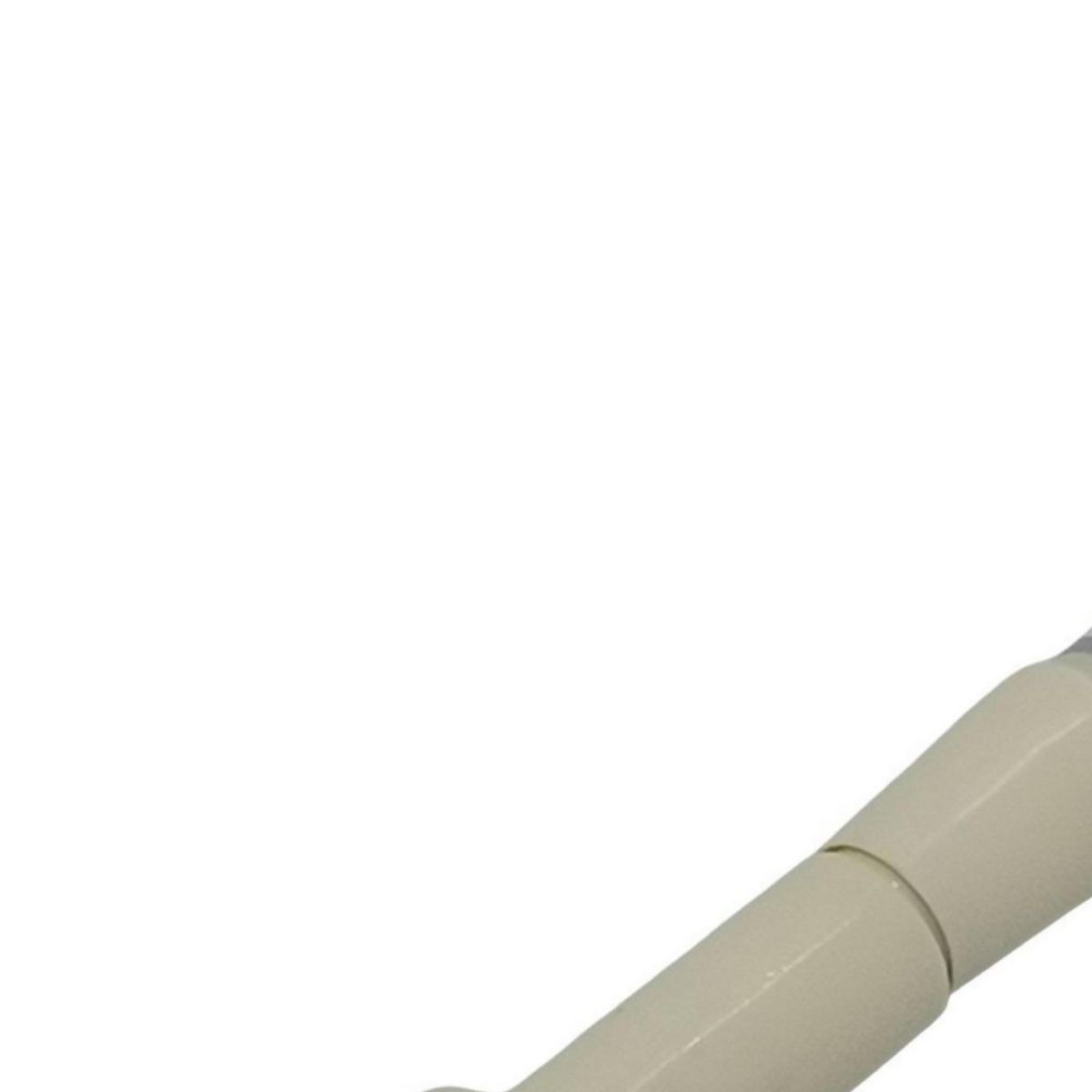 METALHSA - Barra extensible crema 0.75 - 1.15m