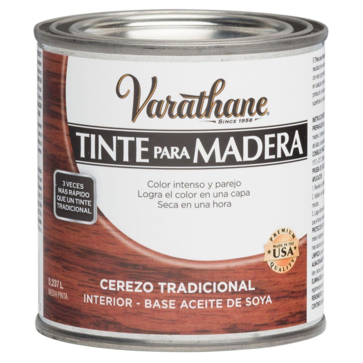 VARATHANE - Tinte para Madera Varathane Cerezo Tradicional 0,237L