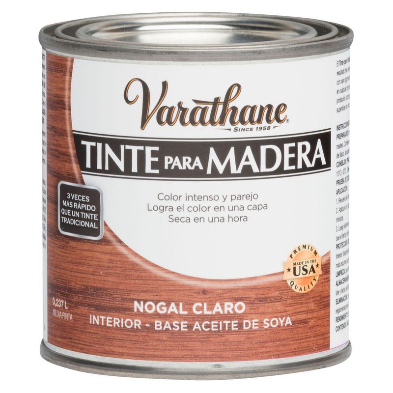 VARATHANE - Pintura para madera Nogal Caro Varathane 0,237L