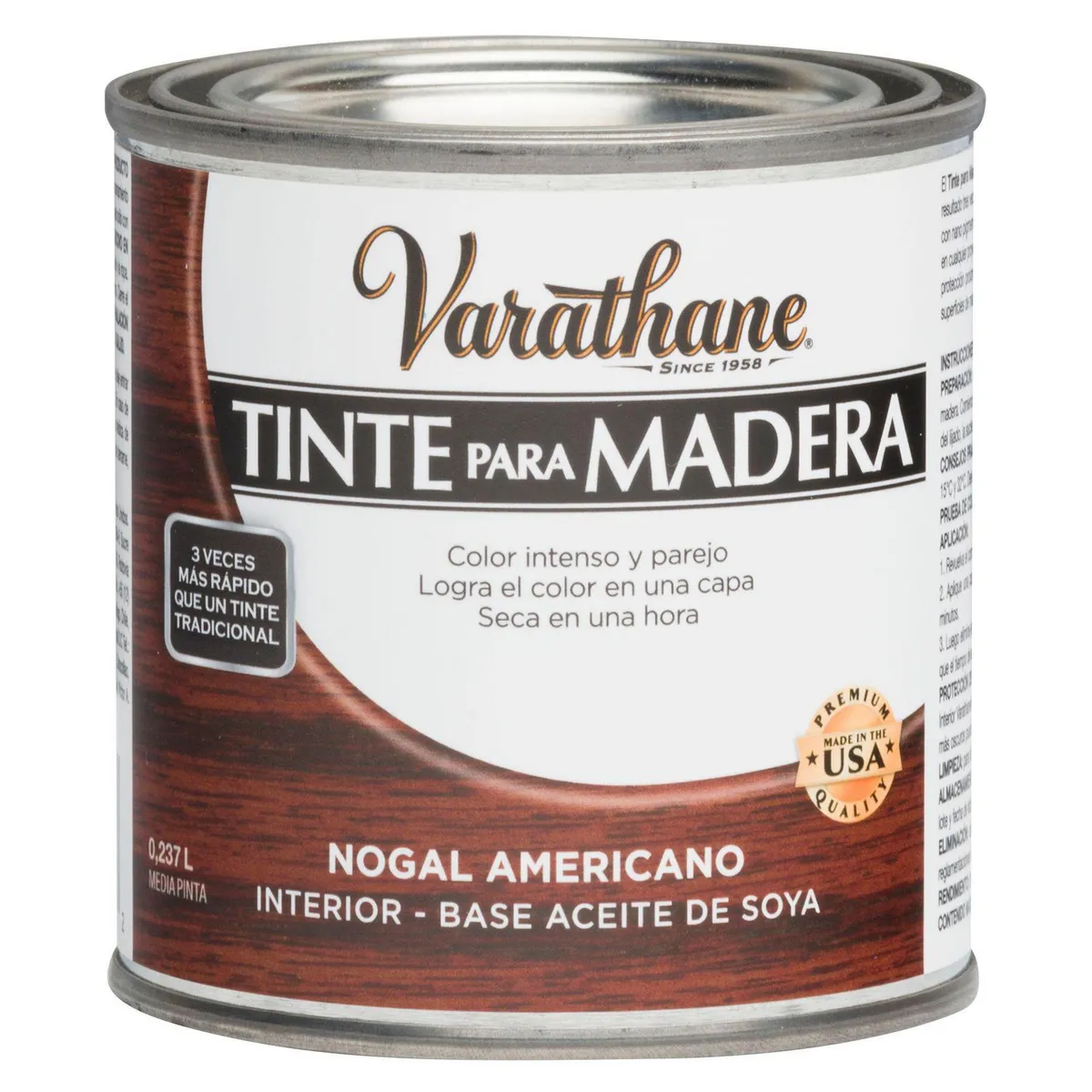 VARATHANE - Tinte para Madera Varathane Nogal Americano 0,237L