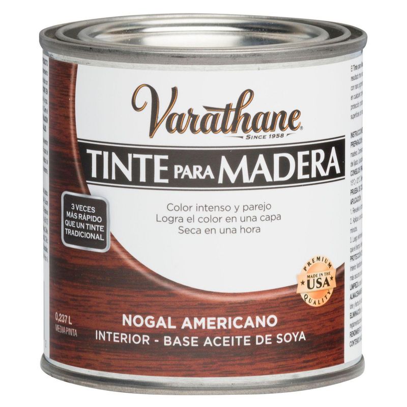 VARATHANE - Pintura para madera Nogal Americano Varathane 0,237L