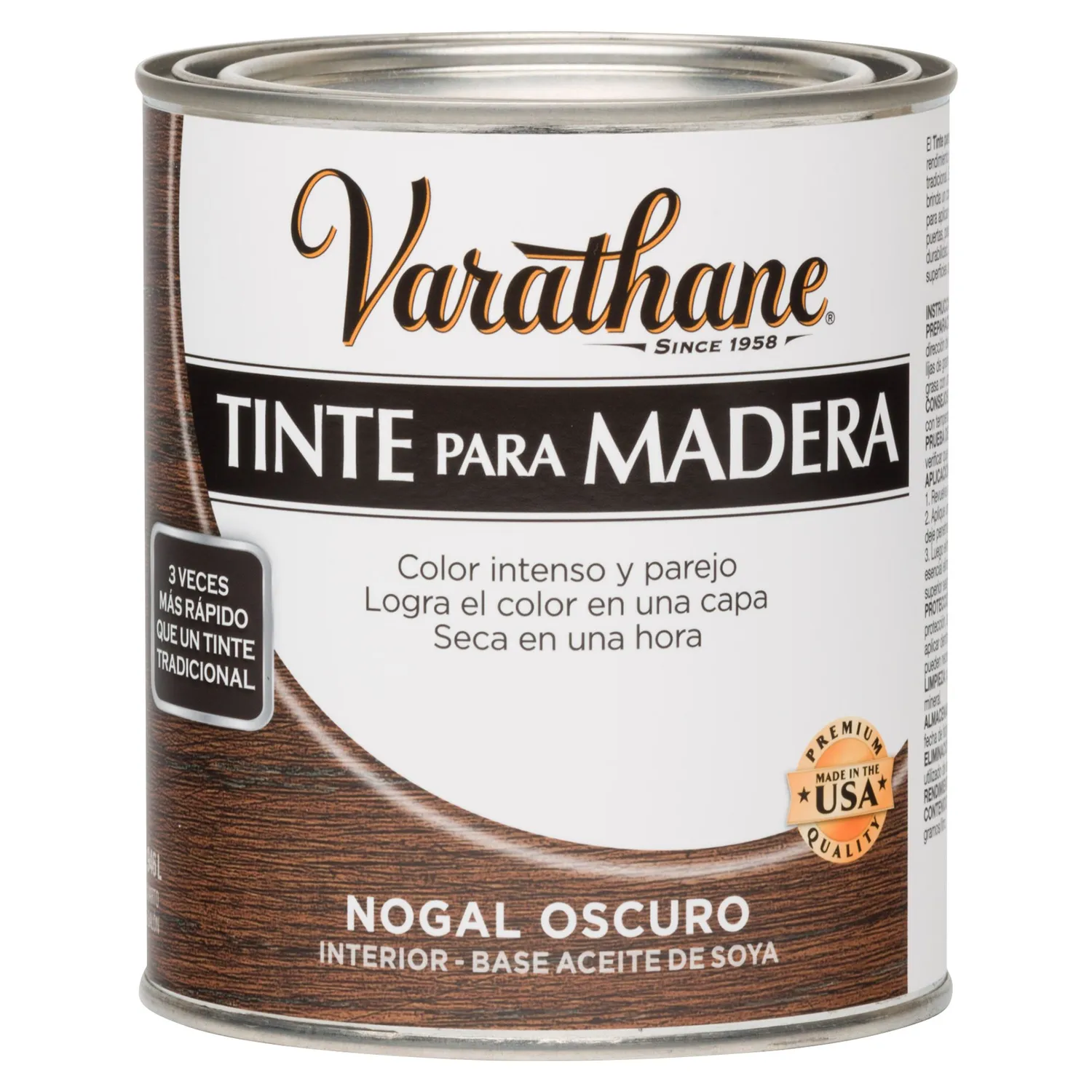 Tinte para Madera Varathane Nogal Oscuro 0,946L Sodimac Falabella
