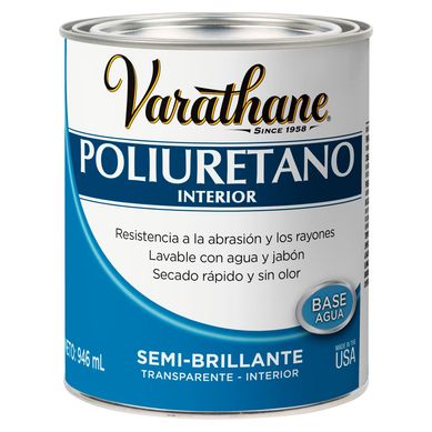 Poliuretano para madera de interior Varathane Semi Brillante 0,946L