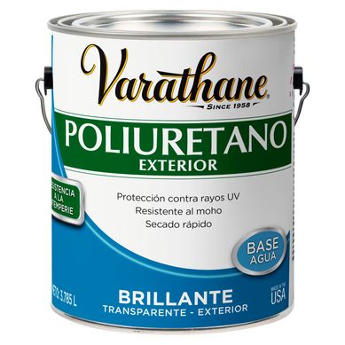 Poliuretano para madera de exterior Varathane Brillante 3,785L