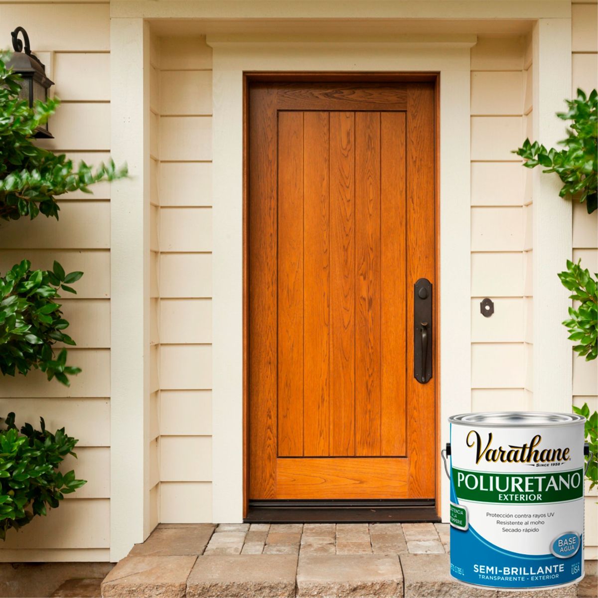 VARATHANE - Poliuretano para madera de exterior Varathane Semi Brillante 3,785L