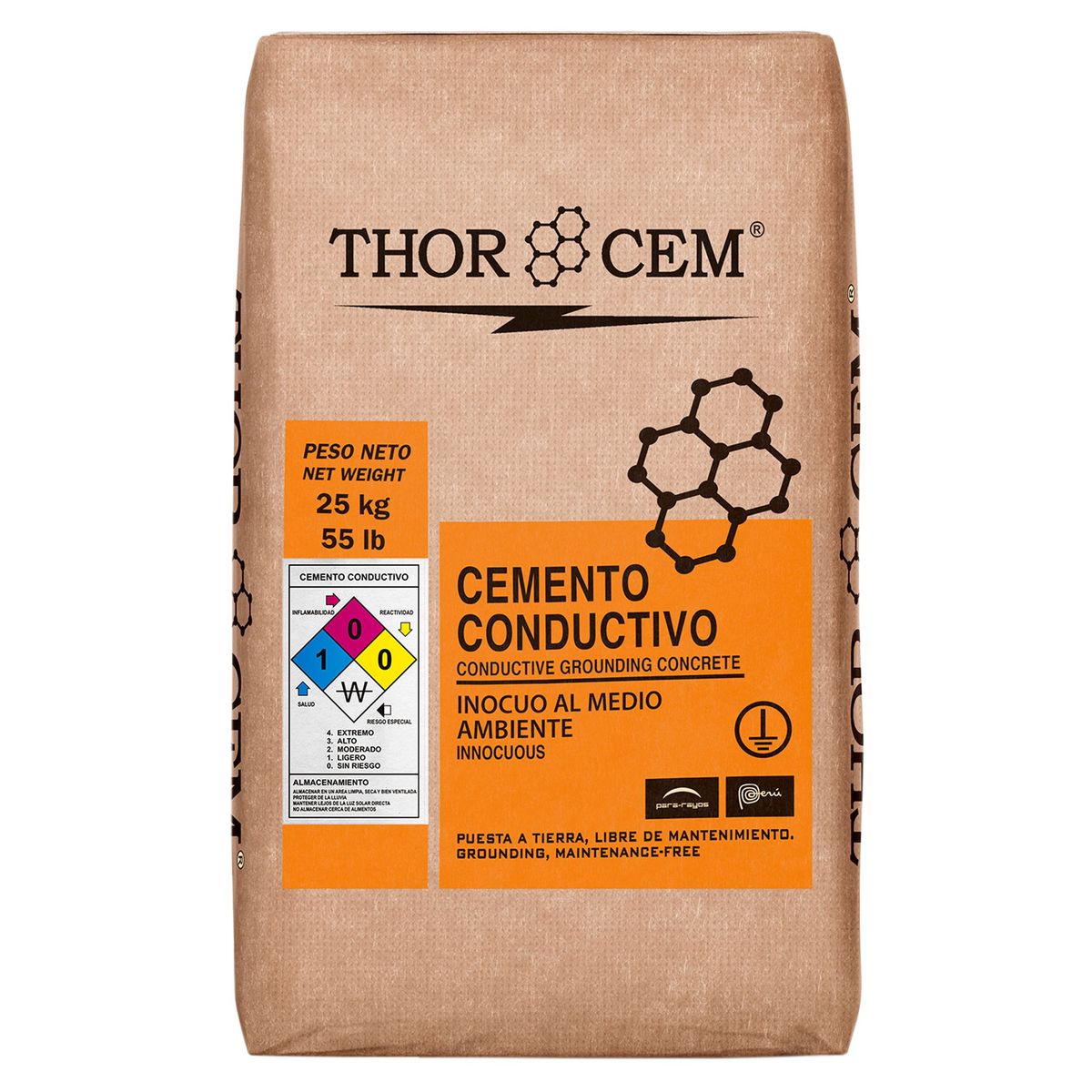 THORCEM - Cemento Conductivo 25kg.