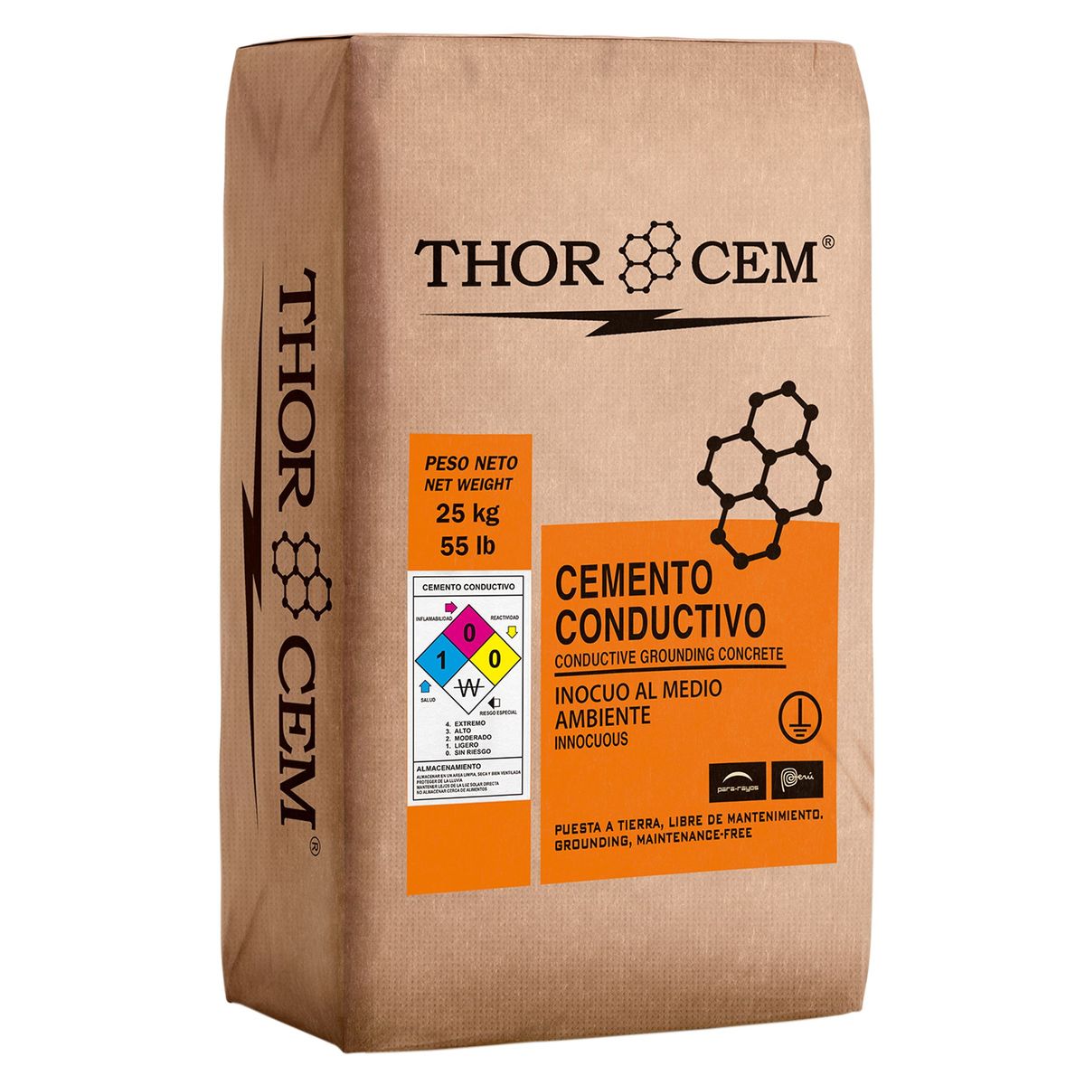 THORCEM - Cemento Conductivo 25kg.