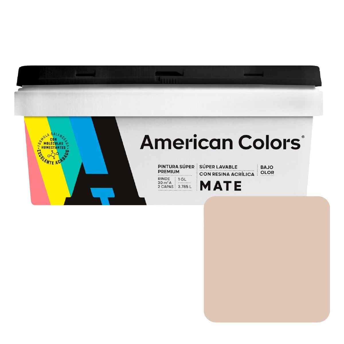 AMERICAN COLORS - Pintura American Colors Beige Eterno 1GL