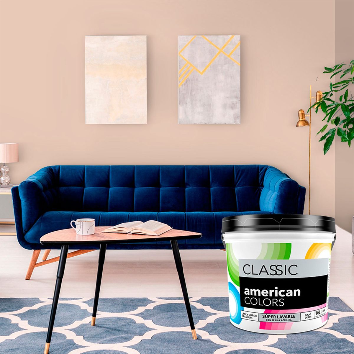 AMERICAN COLORS - Pintura American Colors Beige Eterno 1GL