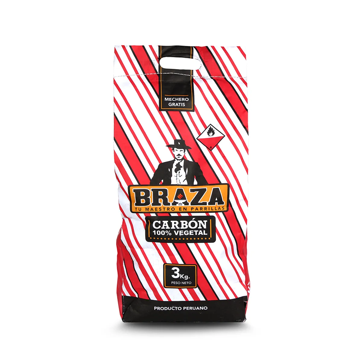 GENERICO - Saco de Carbón x 3 Kg