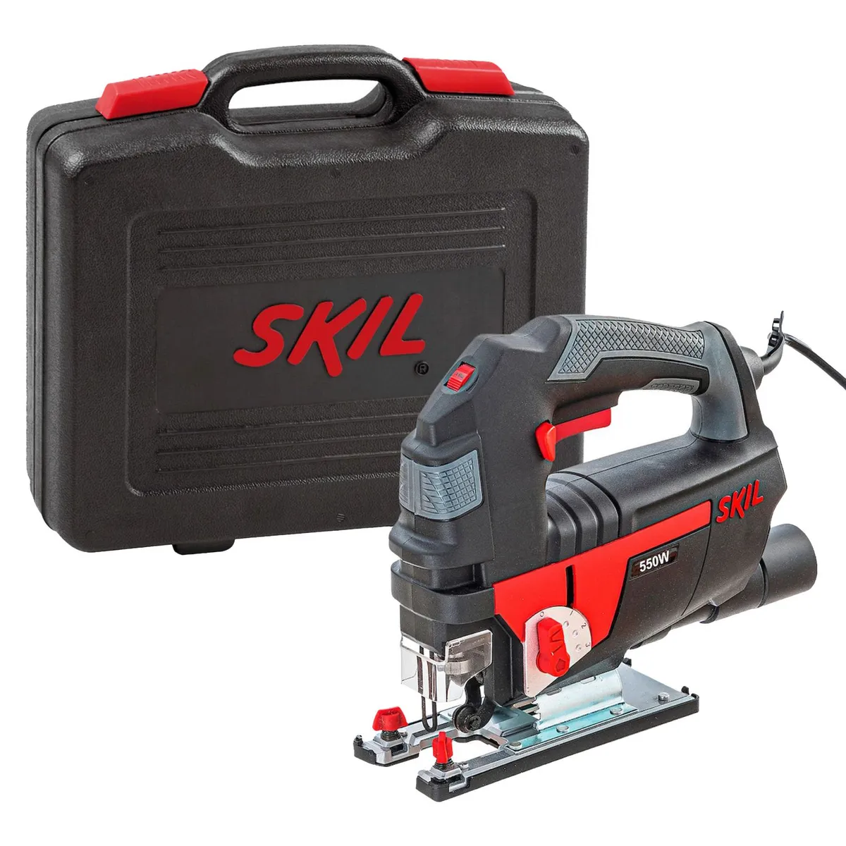 SKIL - Sierra Caladora Eléctrica Skil 550W + 1 Hoja De Sierra + Maletín