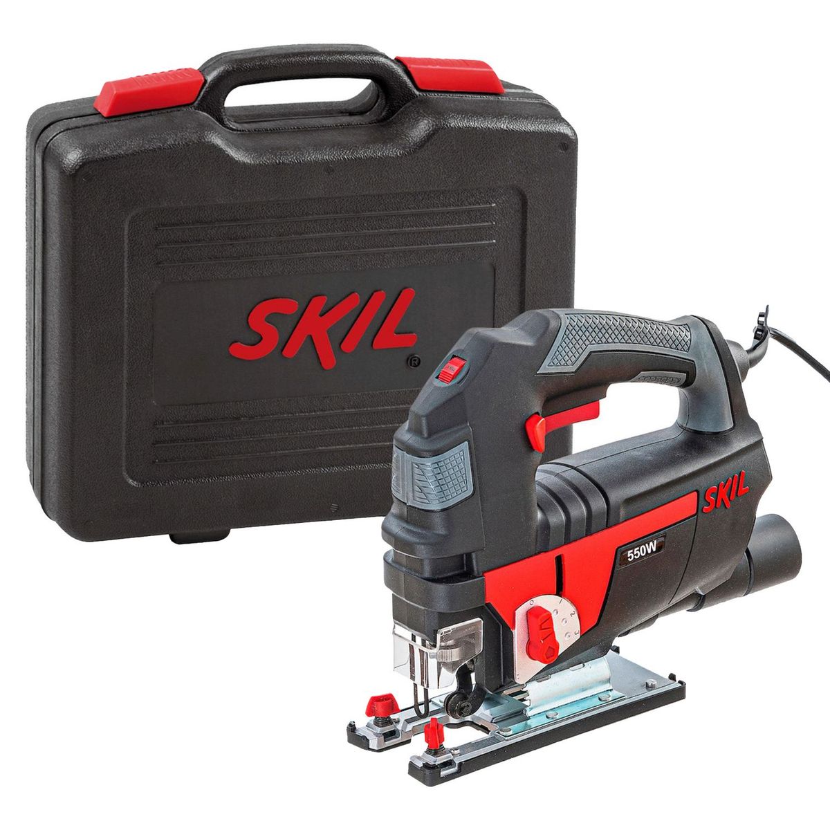 SKIL - Sierra Caladora Eléctrica Skil 550W + 1 Hoja De Sierra + Maletín