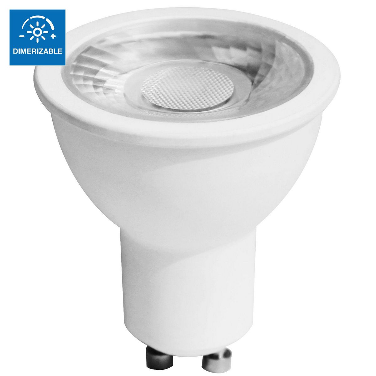 LIGHTECH - Foco Dicroico Led Cob 8W GU10 Dimerizable Luz Calida