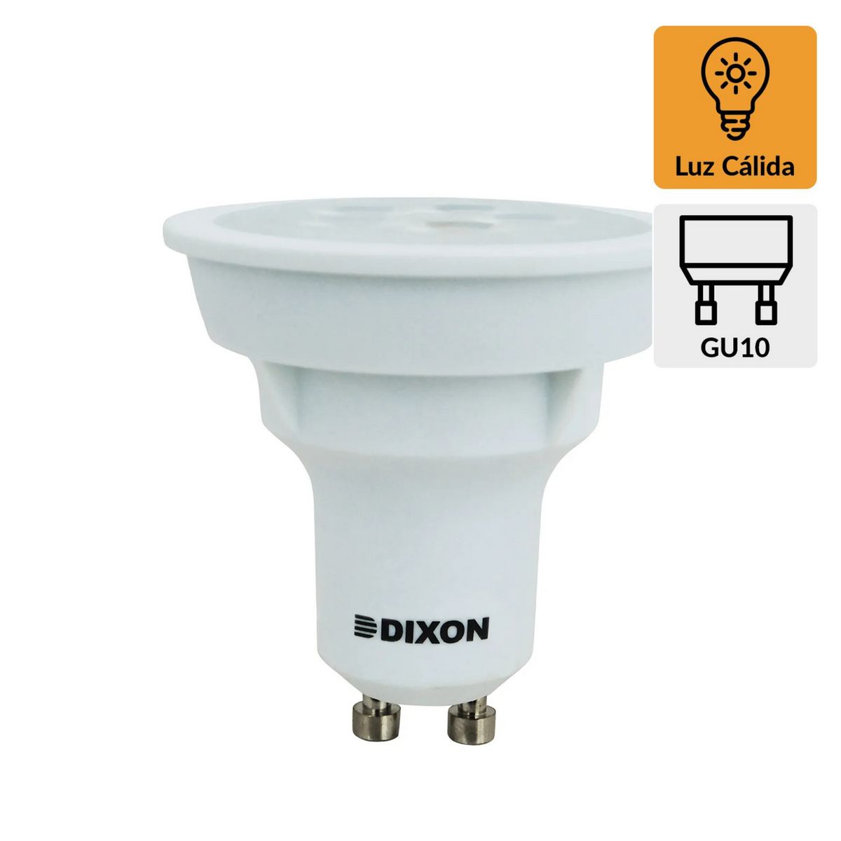 DIXON - Foco Dicroico LED Gu10 3w Luz Cálida