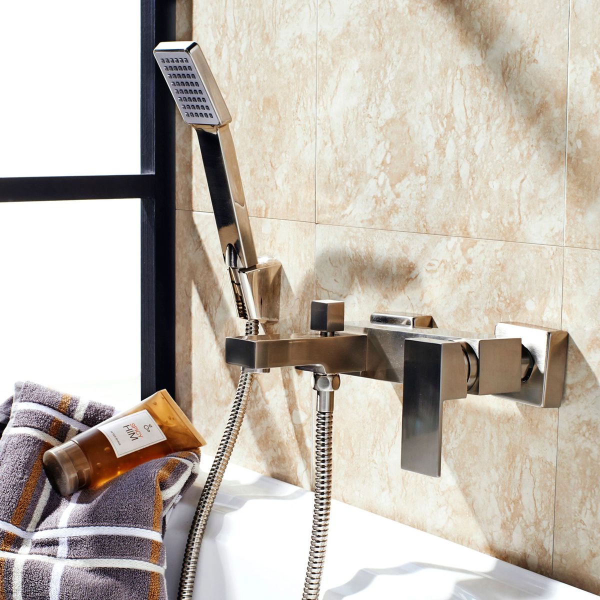 DACQUA - Mezcladora Monocomando de tina ducha teléfono Reggia