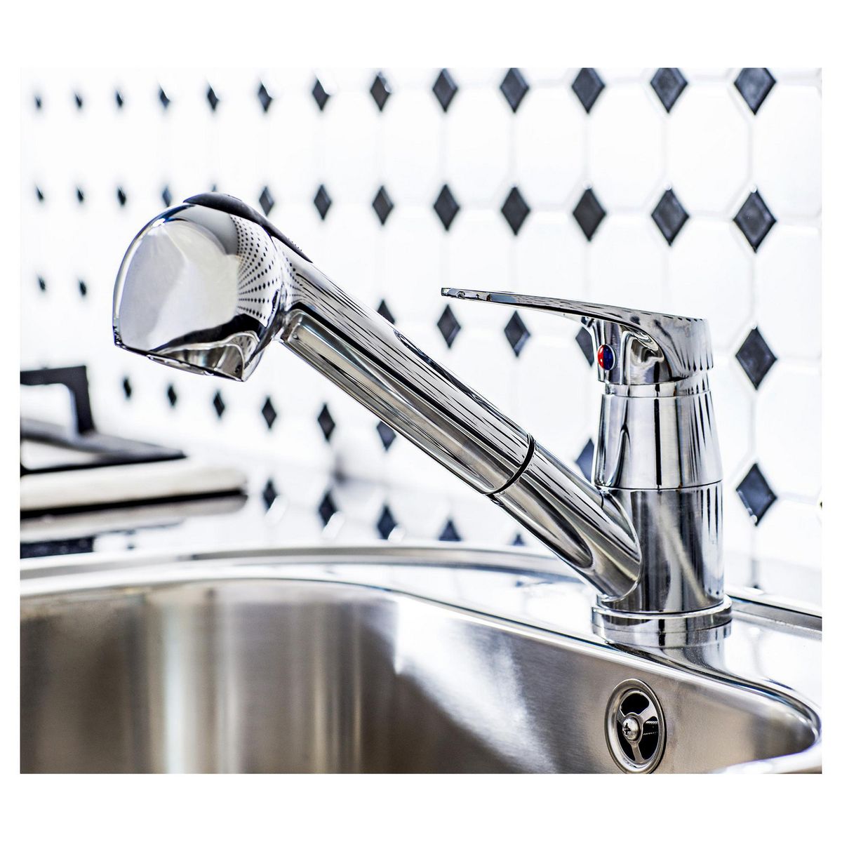 SENSI DACQUA - Grifería de Cocina Horizontal Parma