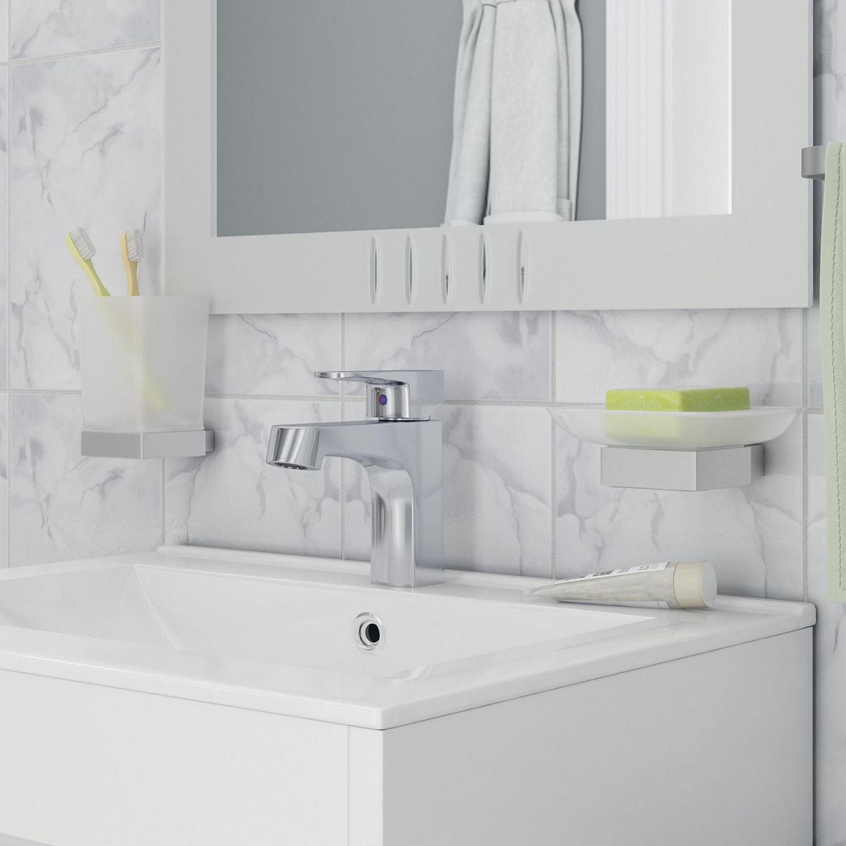 SENSI DACQUA - Llave de Lavatorio Monomando Cagliari