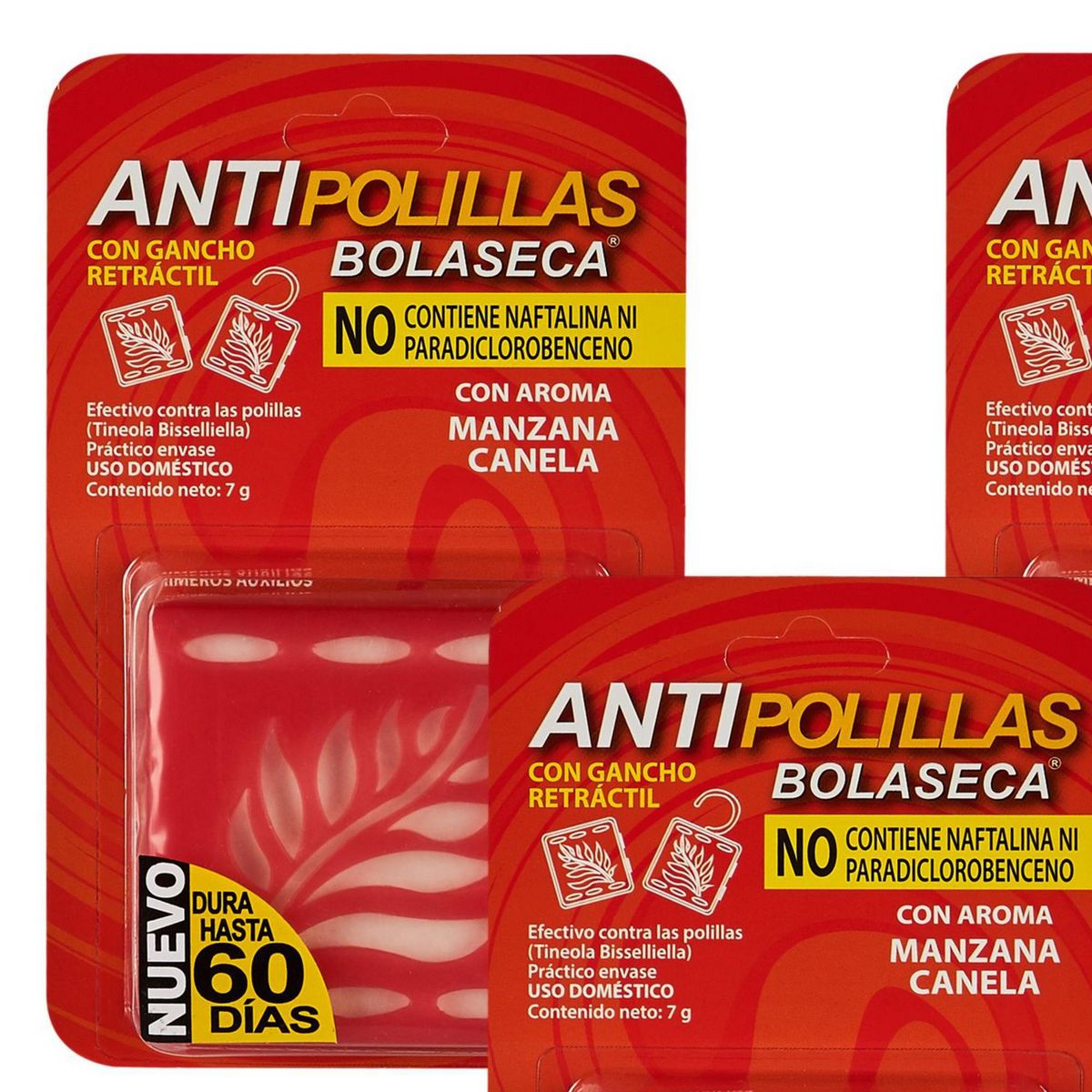 BOLASECA - Antipolilla Manzana y Canela 3 unid.