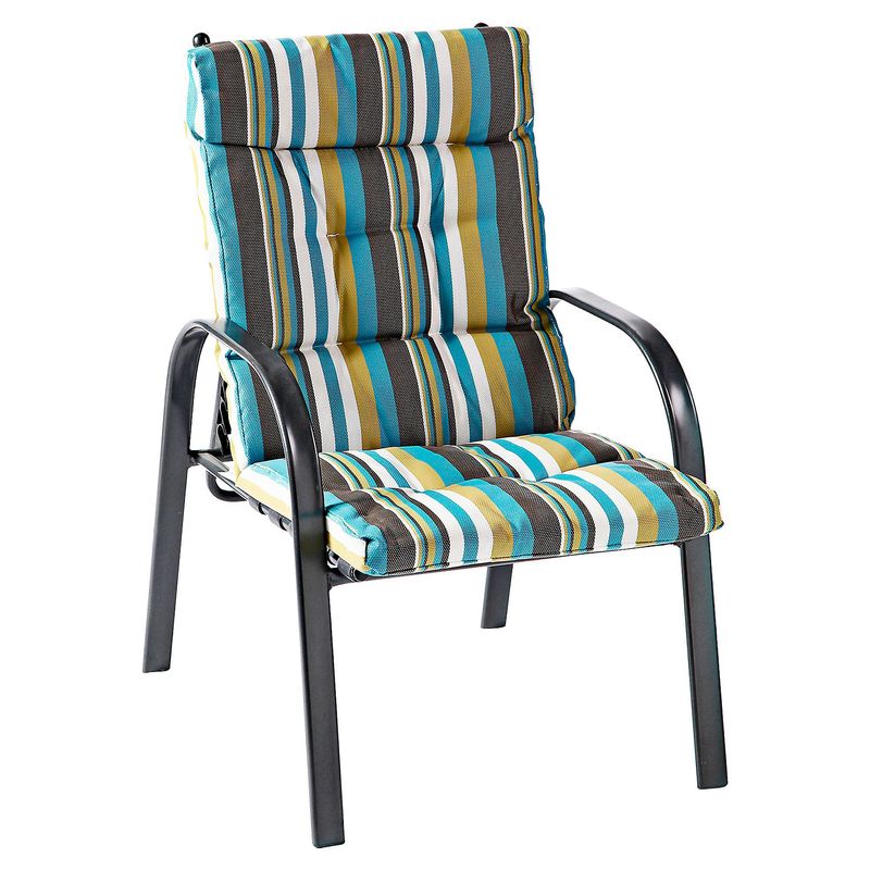 JUST HOME COLLECTION - Silla metálica con cojín
