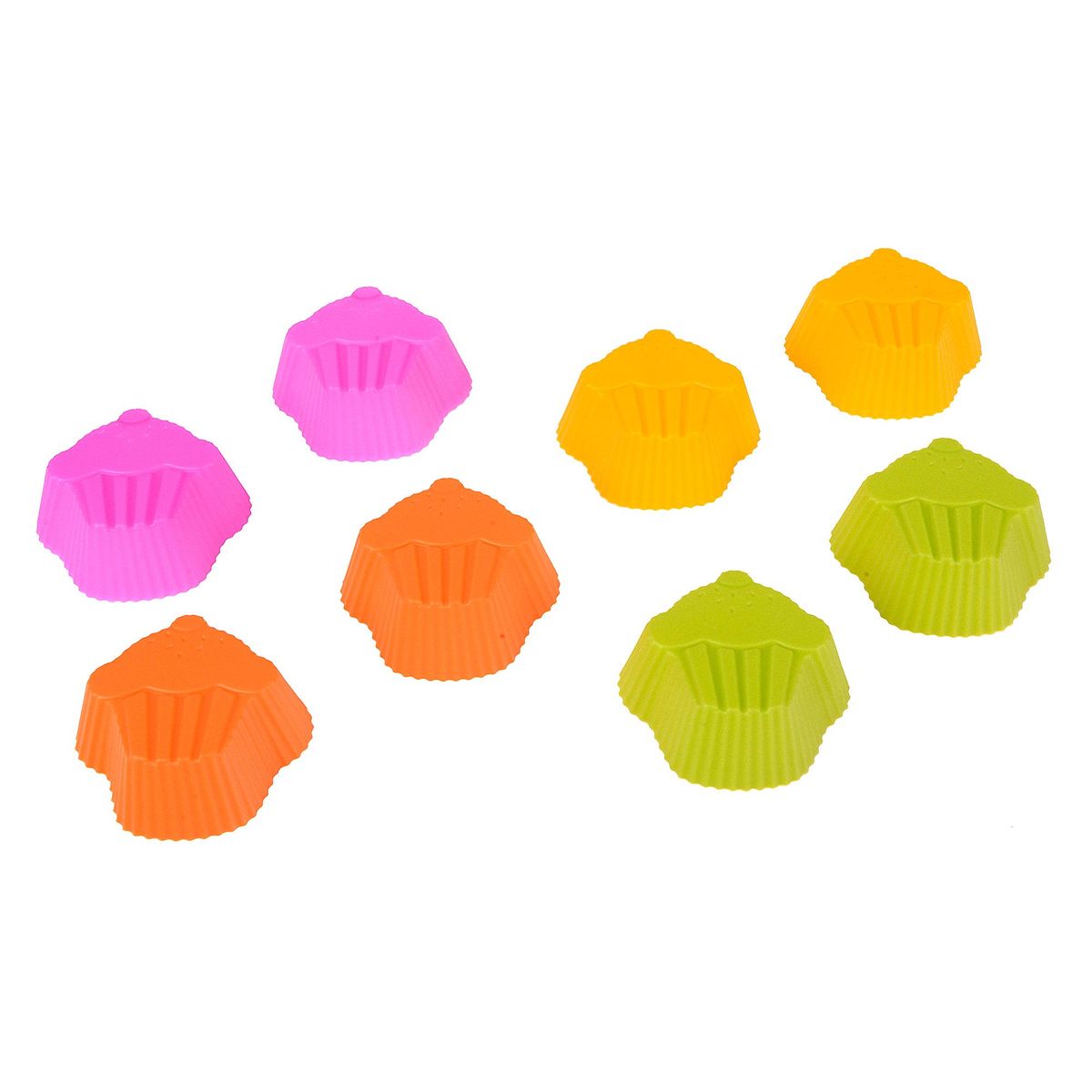 JUST HOME COLLECTION - Setx8 cupcake silicona