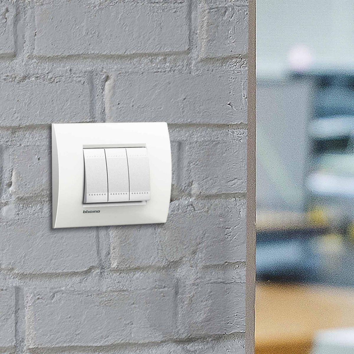 BTICINO - Placa Living Light Blanco