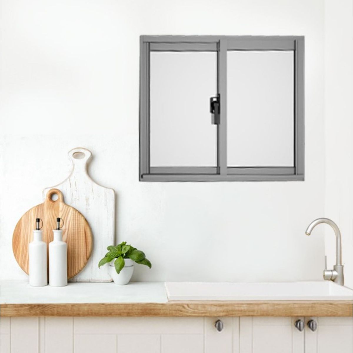 WINTEC - Ventana de Aluminio 50x40cm