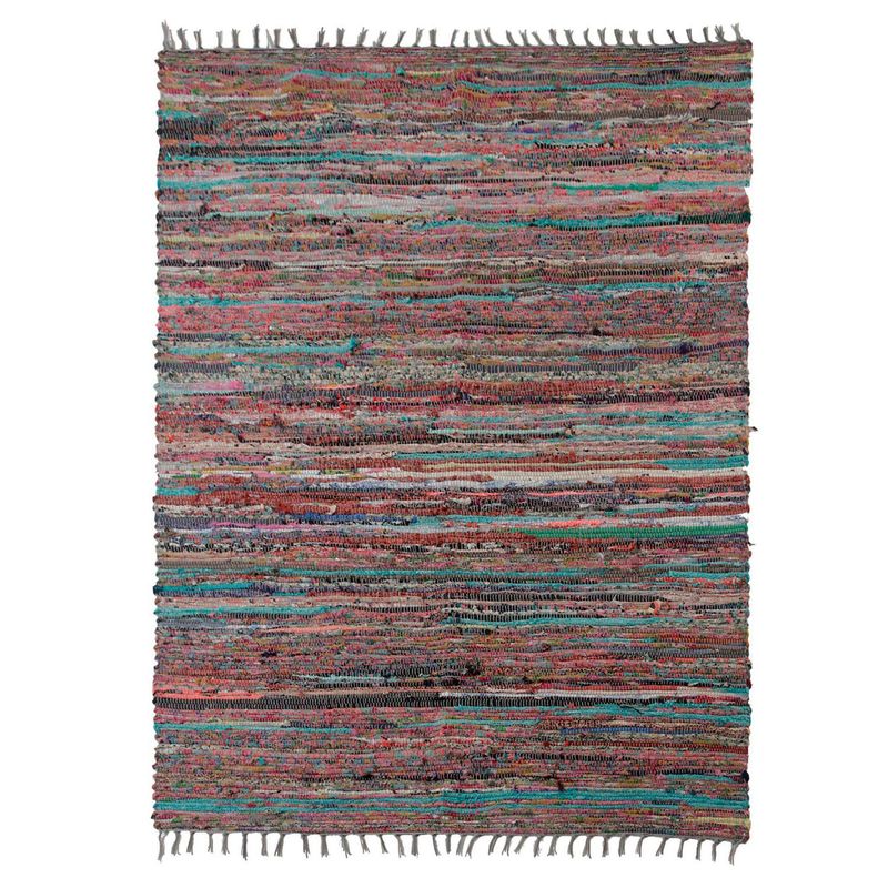 JUST HOME COLLECTION - Alfombra Rectangular Fucsia Chindi