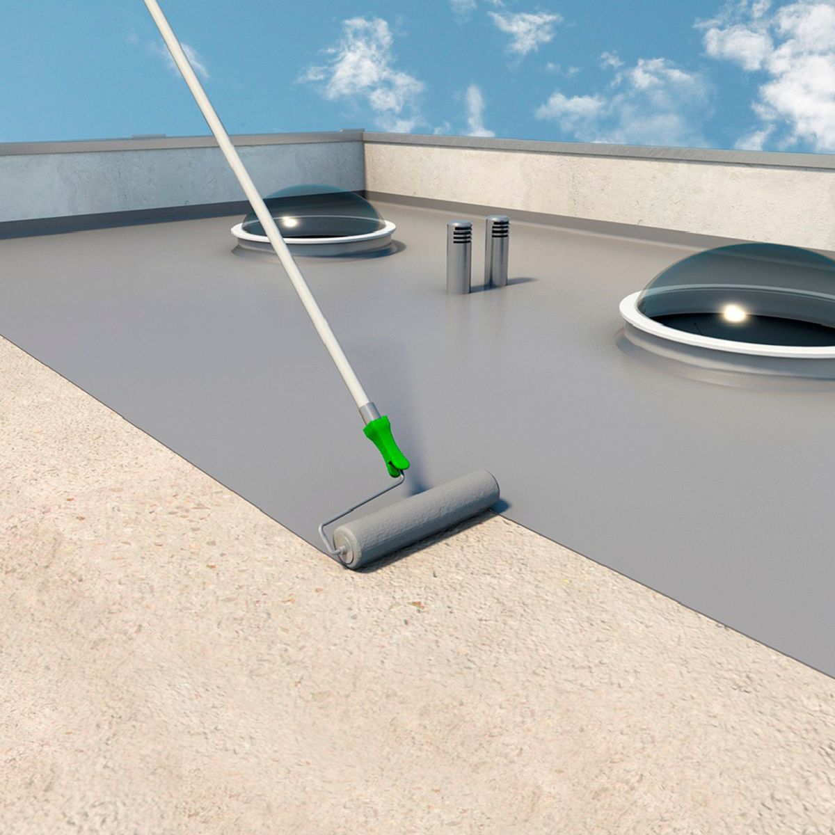 SIKA - Impermeabilizante para Techos y Coberturas Sikafill Techo-5 Gris x 4L