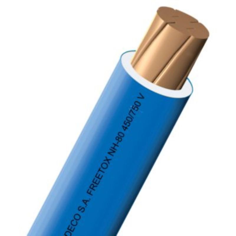 INDECO - Cable NH-80 450/750V 2.5mm Azul 100 Metros