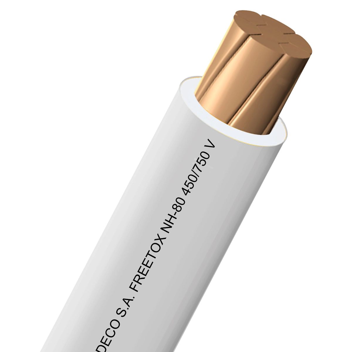 INDECO - Cable NH-80 450/750V 2.5mm Blanco 100 Metros