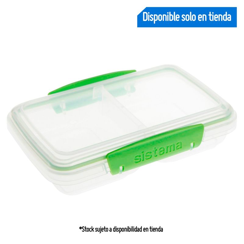 TO GO - Taper rectangular con división 350ml
