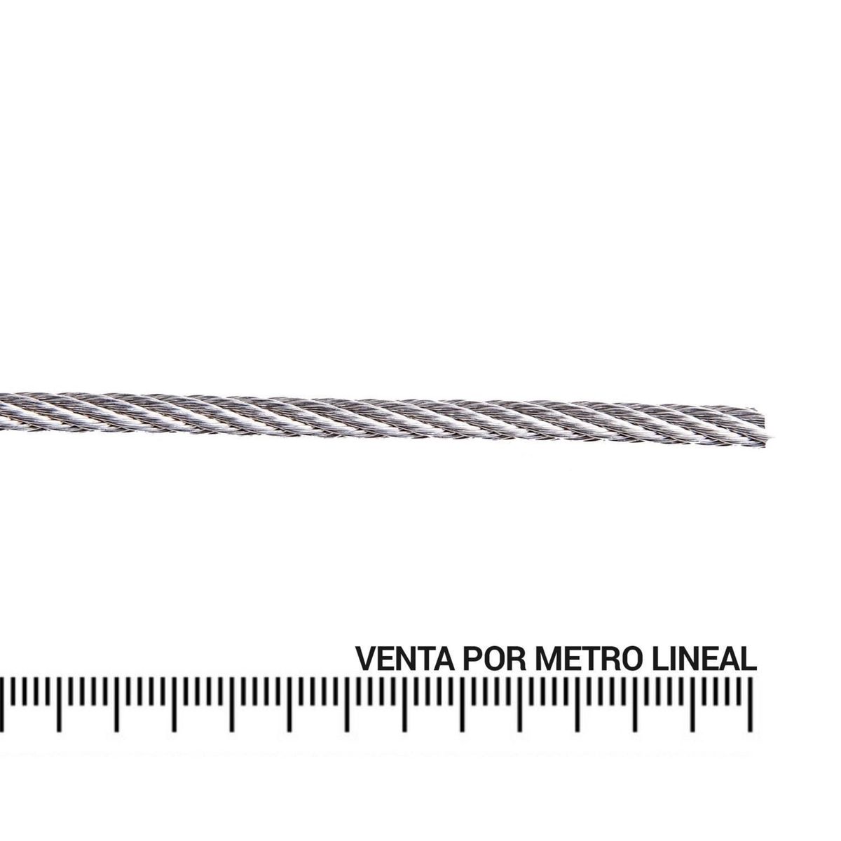 MAMUT - Cable de Acero Galvanizado 6x7 y FC 3/8