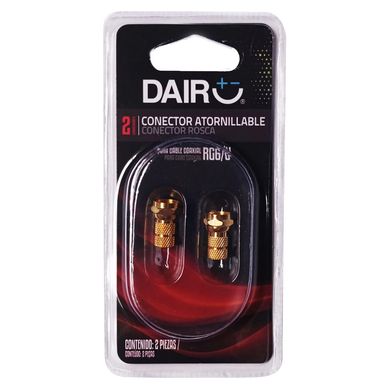 Conector Atornillable RG-6 Gold