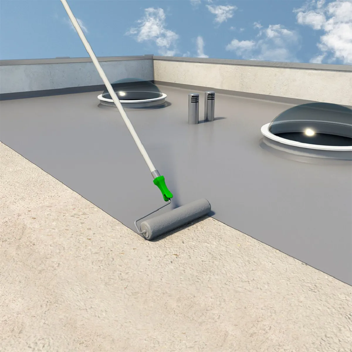 SIKA - Impermeabilizante para Techos y Coberturas Sikafill Techo-3 Gris x 4L