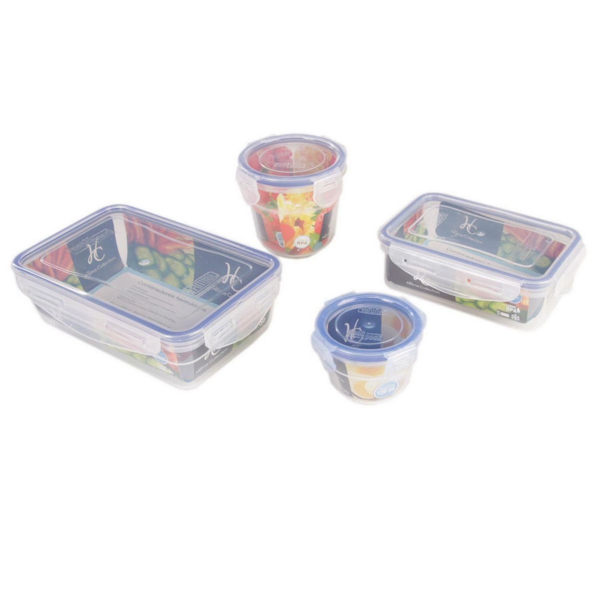 Set 4 tapers redondos y rectangulares, marca JUST HOME COLLECTION - Foto Principal
